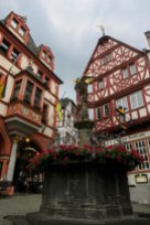 Fountain on a principal place in Bernkastel-Kues